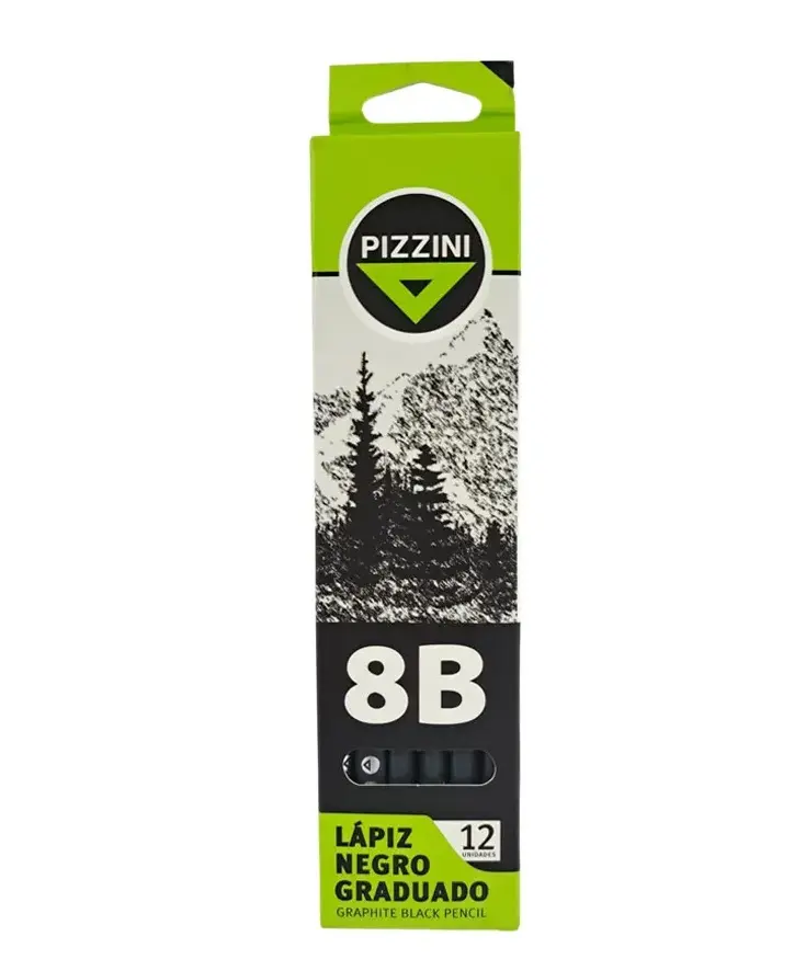 LAPIZ NEGRO 8B PIZZINI 