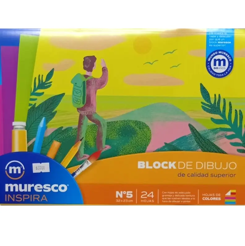 BLOCK DIBUJO N5 COLOR MURESCO