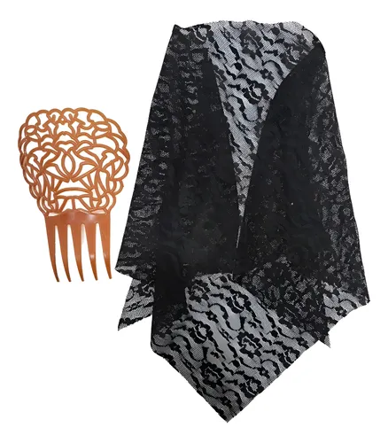DISFRAZ MANTILLA Y PEINETON