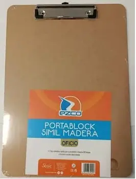 CARPETA PORTABLOCK MADERA OFICIO OLAMI 