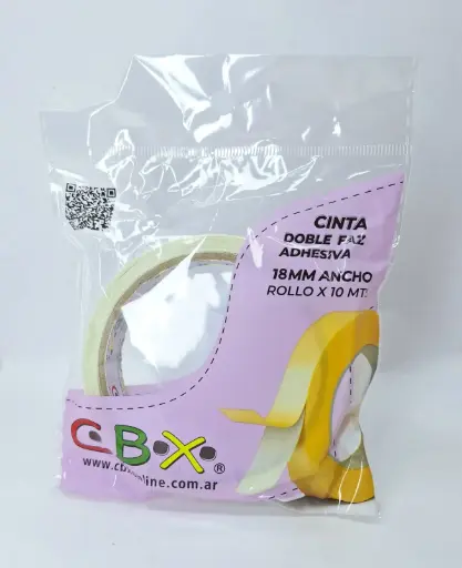[LIB656] CINTA ADHESIVA DOLE FAZ 18MMX10MTS CBX