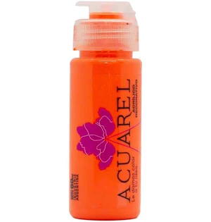 [LIB768] ACRILICO DECORATIVO  60CC NARANJA FLUO