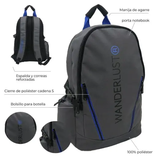 MOCHILA WDLT CON PORTA NOTEBOOK